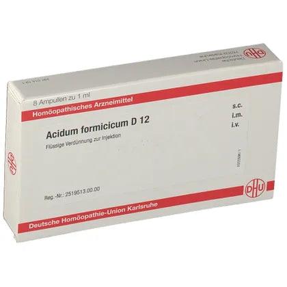 Bronchial asthma, rheumatic, neuralgia, ACIDUM FORMICICUM D 12 ampoules - UKDorf