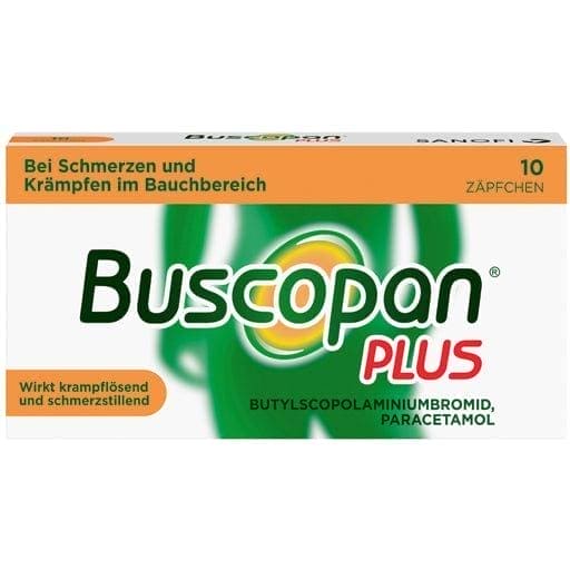 BUSCOPAN plus 10 mg, 800 mg suppositories - UKDorf