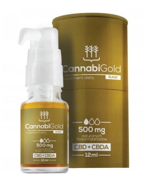 Buy CannabiGold UK, Raw 500 oil 12ml - UKDorf