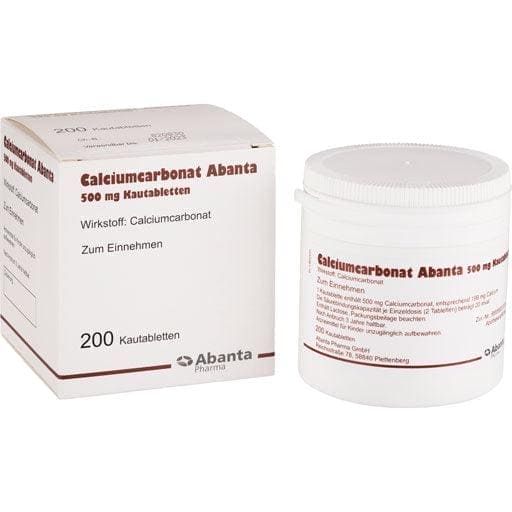 CALCIUM CARBONATE, 500 mg chewable tablets - UKDorf