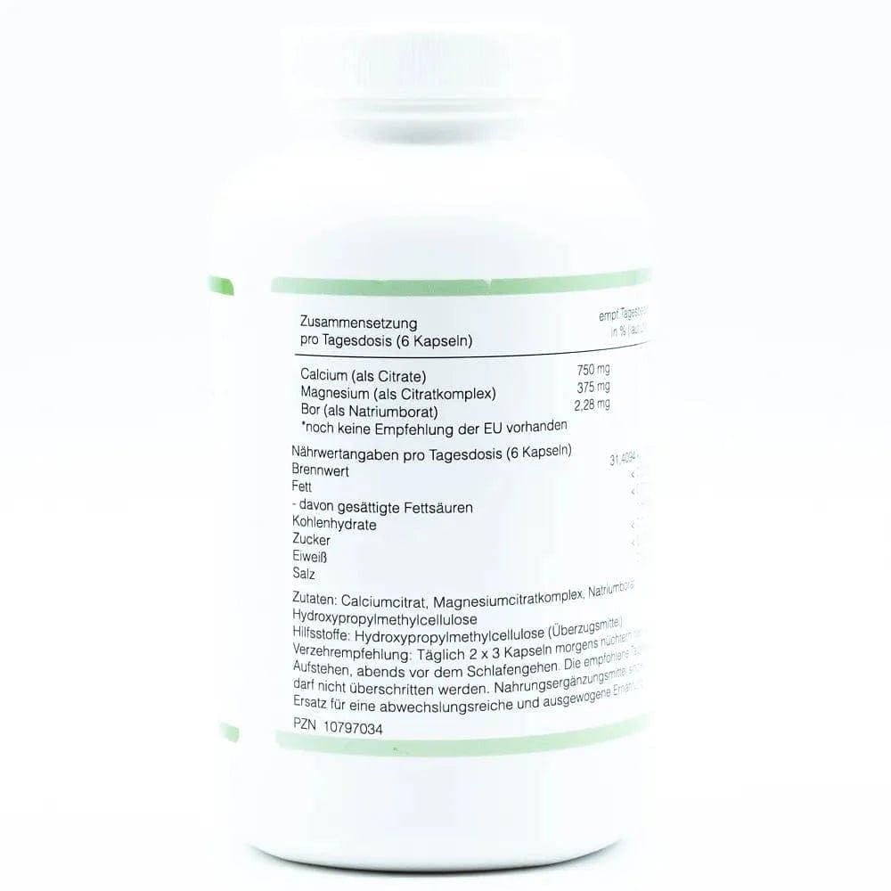 Calcium citrate, Magnesium citrate, Boron sodium (borate) UK