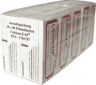 CALCIUM EAP gastro-resistant tablets UK