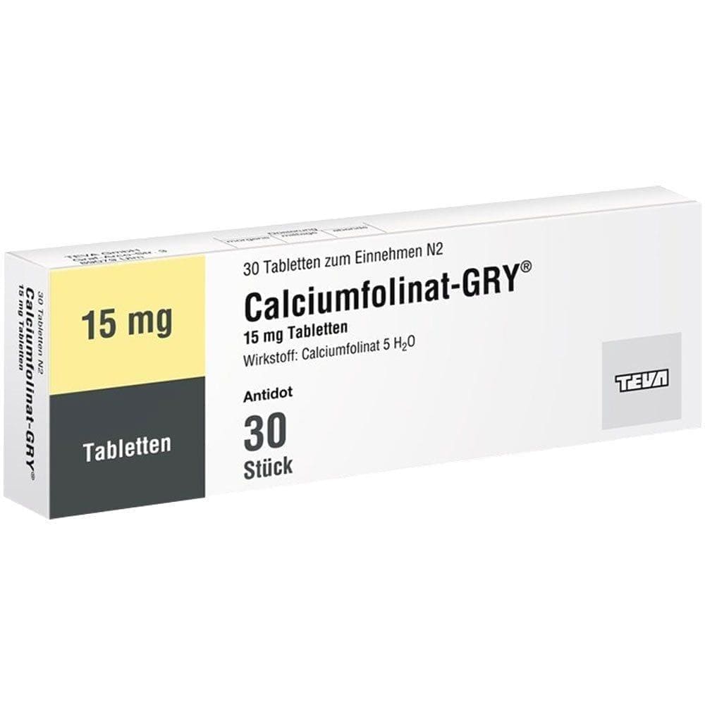 CALCIUM FOLINATE, Calciumfolinat-GRY® 15 mg - UKDorf