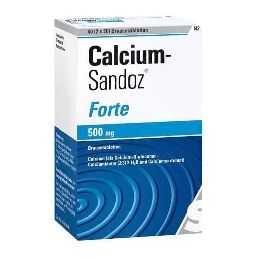 CALCIUM SANDOZ forte effervescent tablets UK