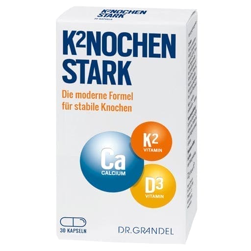 Calcium, vitamin D3 and vitamin K2, K2NOCHENSTRONG Capsules - UKDorf