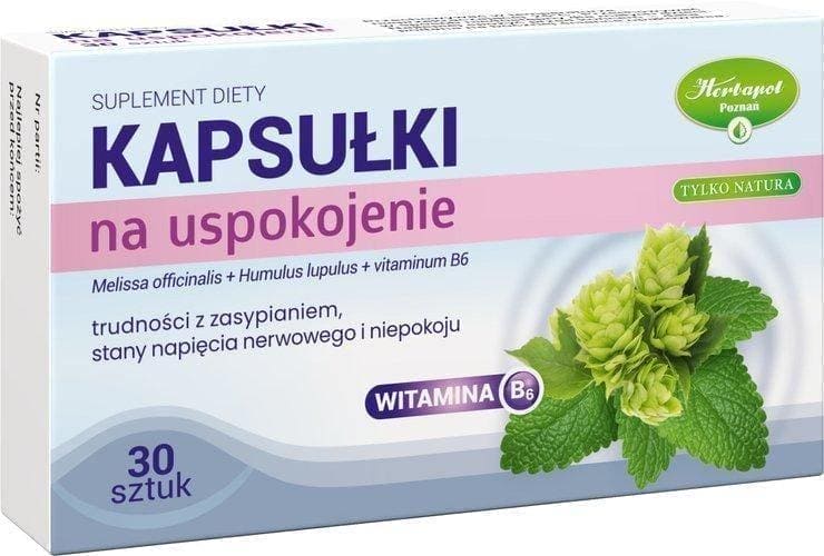 Calming capsules Nature only x 30, problems falling asleep UK