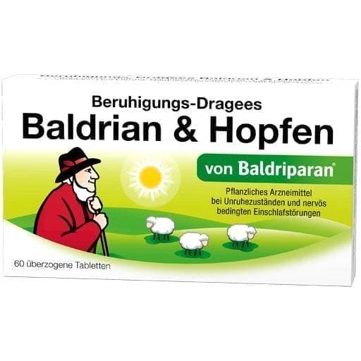 CALMING DRAGEES valerian root and hops UK