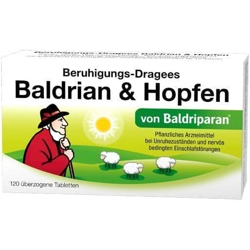 CALMING DRAGEES valerian root and hops UK