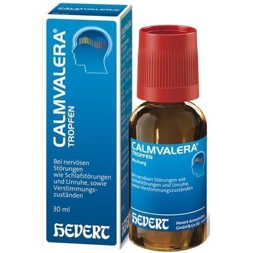 CALMVALERA Hevert drops, nervous sleep disorders and restlessness UK