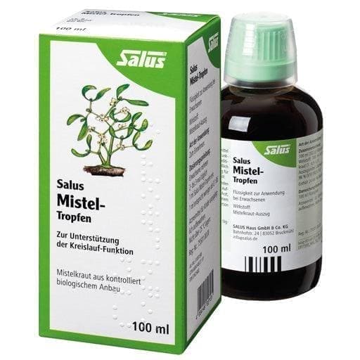Cancer treatment, stress and anxiety, MISTLETOE HERB DROPS Salus - UKDorf