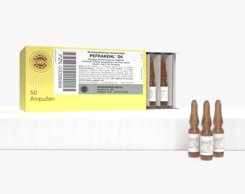 Candida parapsilosis, PEFRAKEHL ampoules D 6 - UKDorf