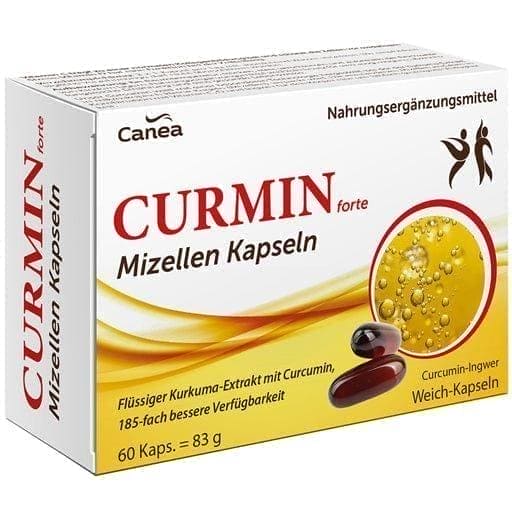 CANEA Curmin forte Micellar, Turmeric extract, Ginger extract, curcumin, curcuminoids - UKDorf