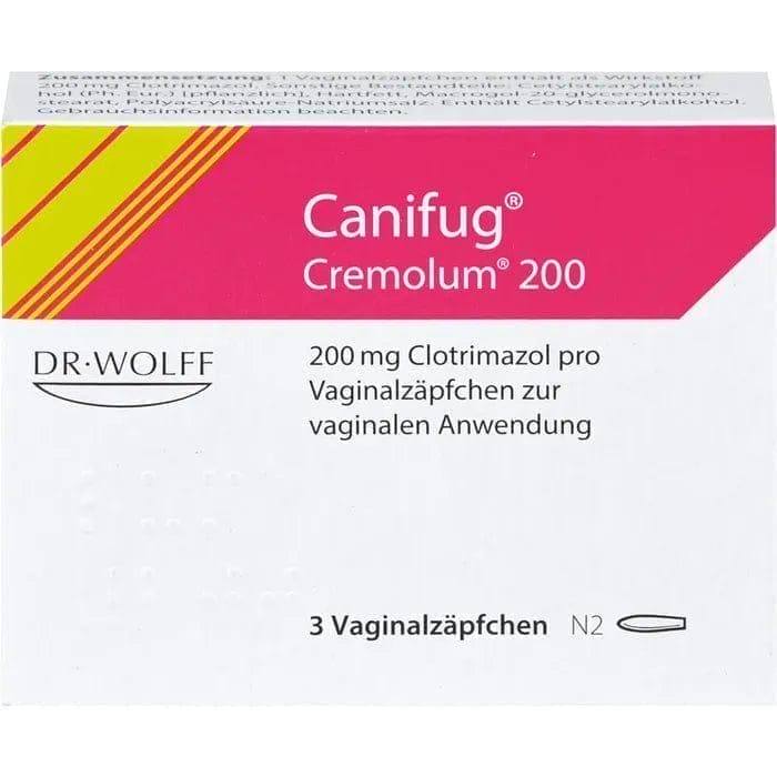 CANIFUG Cremolum 200 vaginal suppositories, treatments for yeast infection around vagina - UKDorf