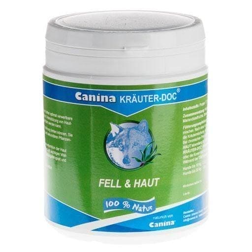 CANINA Herbal Doc DOG Fell & Skin Powder vet. UK