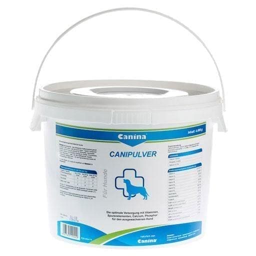 CANIPOWDER vet. sodium-calcium-magnesium for adult dogs UK