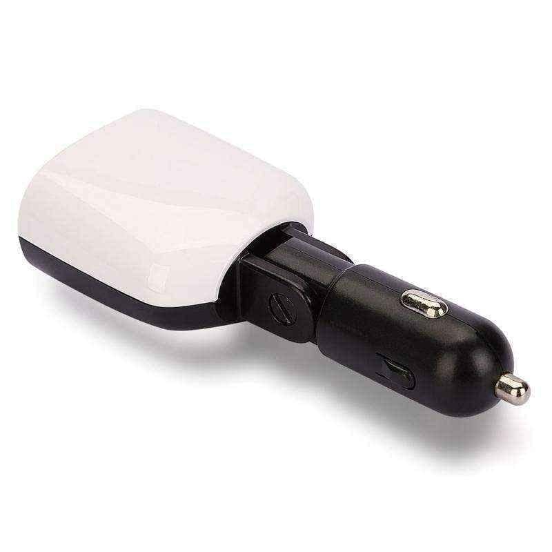 Car phone charger Dual USB LED Display UK