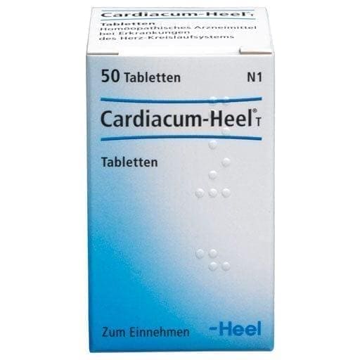 CARDIACUM Heel T Tablets, cardiovascular system diseases - UKDorf
