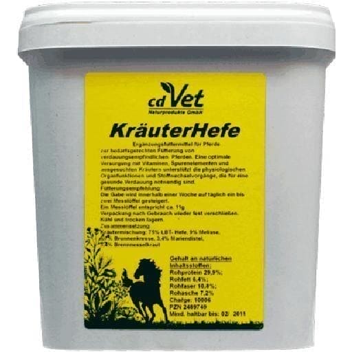 cdVet herbal yeast for horses, horse 2000 g UK