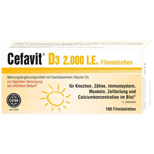 CEFAVIT VITAMIN D3 2,000 IU film-coated tablets - UKDorf
