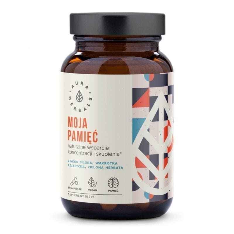 Centella asiatica, Green tea, ginkgo japanese, cognitive, AURA HERBALS My Memory