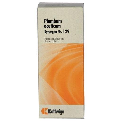 Central nervous system disease, anxiety, SYNERGON COMPLEX 129 Plumbum aceticum drops - UKDorf