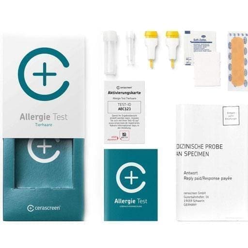 CERASCREEN allergy test kit animal hair UK