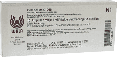 CEREBELLUM GL D 30 ampoules - UKDorf