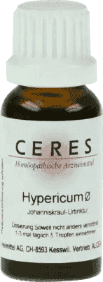 CERES Hypericum tincture, nerve injury treatment - UKDorf