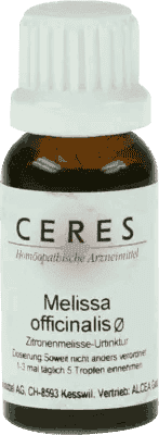 CERES Melissa officinalis, calming the sympathetic nervous system - UKDorf