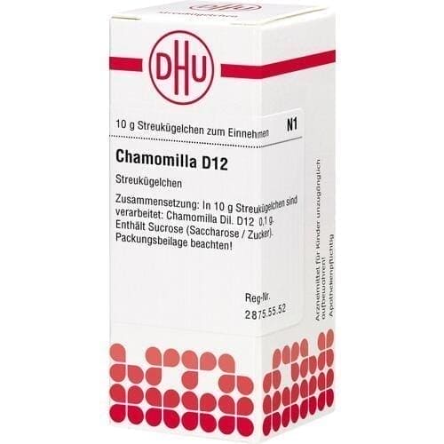 CHAMOMILLA D 12, muscle spasm, hay fever, rheumatic pain, hemorrhoids UK