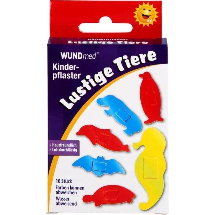 CHILDREN PLASTER funny animals 10 pc - UKDorf
