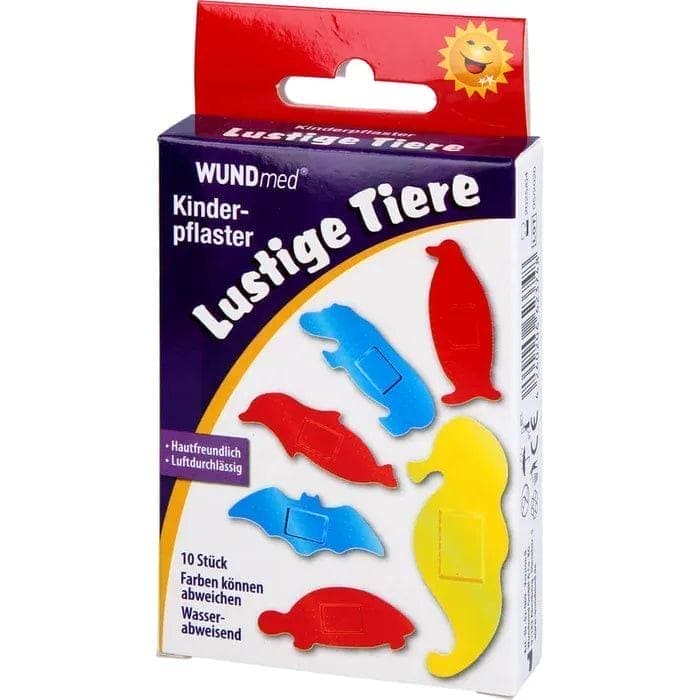 CHILDREN PLASTER funny animals 10 pc - UKDorf