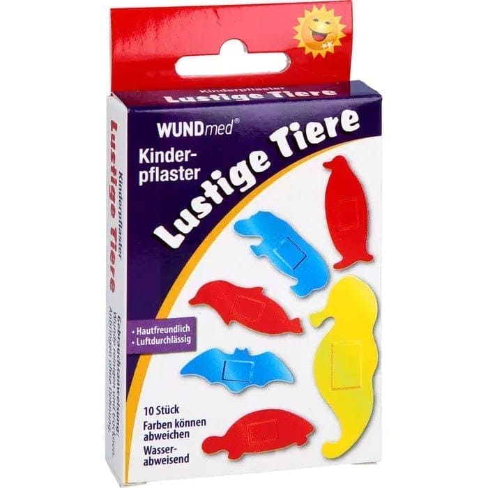 CHILDREN PLASTER funny animals 10 pc - UKDorf