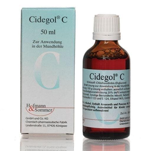Chlorhexidine mouthwash, chlorhexidine gluconate, CIDEGOL C solution - UKDorf