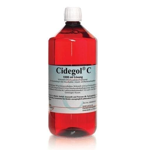 Chlorhexidine mouthwash, chlorhexidine gluconate, CIDEGOL C solution - UKDorf