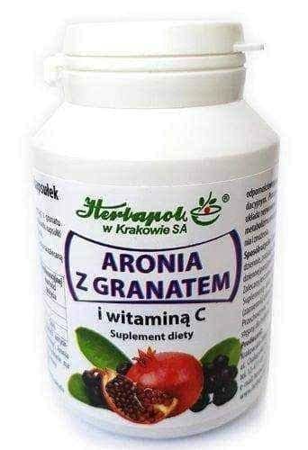 Chokeberry with pomegranate and vitamin C x 90 capsules UK
