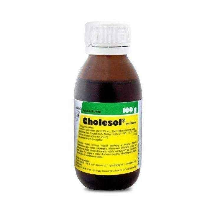 CHOLESOL liquid 100g 14+ liver disease symptoms, hepatobiliary disease UK