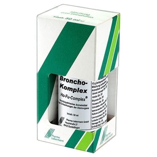 Chronic bronchitis, Home remedies for cough, BRONCHO COMPLEX Ho-Fu-Complex - UKDorf