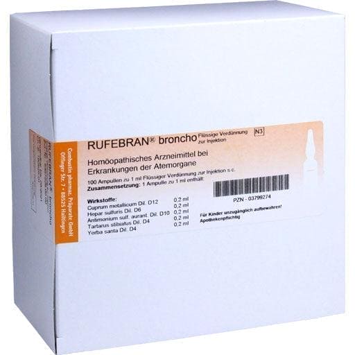 Chronic bronchitis, RUFEBRAN broncho ampoules - UKDorf