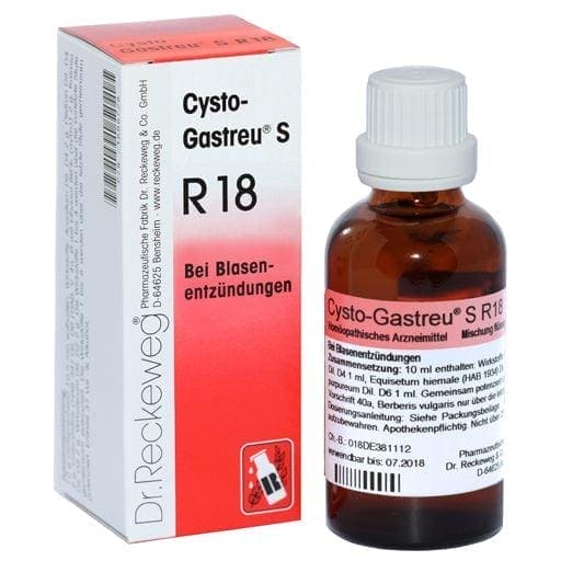 Chronic inflammation of the bladder, CYSTO-GASTREU S R18 mixture - UKDorf