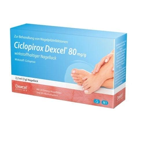 CICLOPIROX Dexcel 80 mg, g active ingredient nail polish - UKDorf