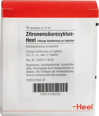 CITRIC ACID CYCLE Heel Ampoules - UKDorf