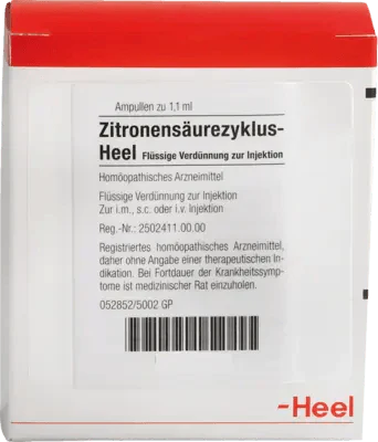 CITRIC ACID CYCLE Heel Ampoules - UKDorf