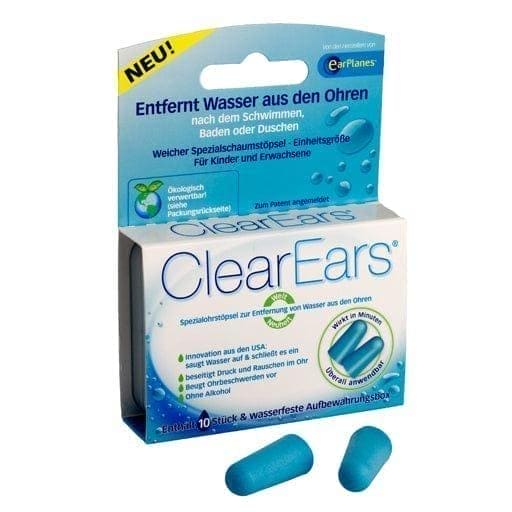 CLEAREARS water removing earplugs - UKDorf