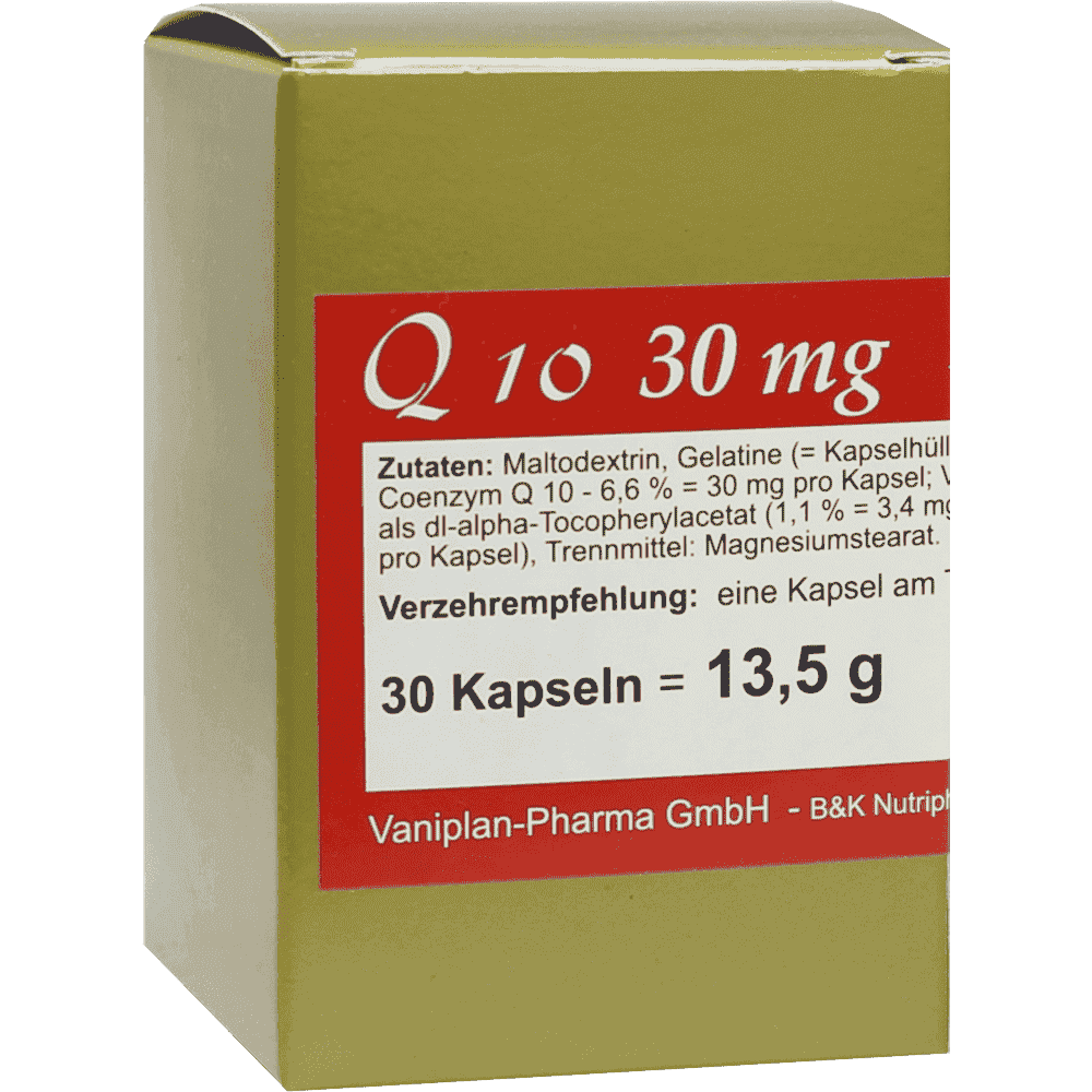 Coenzyme Q10 30mg, vitamin E UK