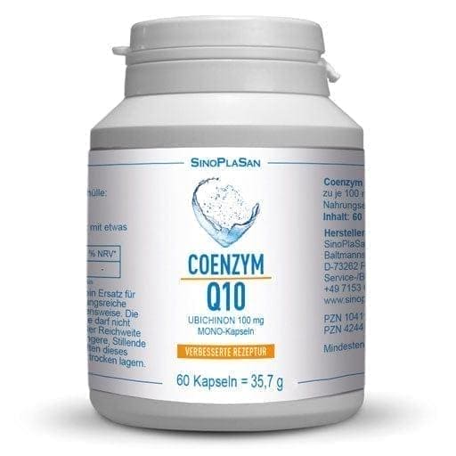 COENZYME Q10, UBICHINONE, mono capsules, 100 mg - UKDorf