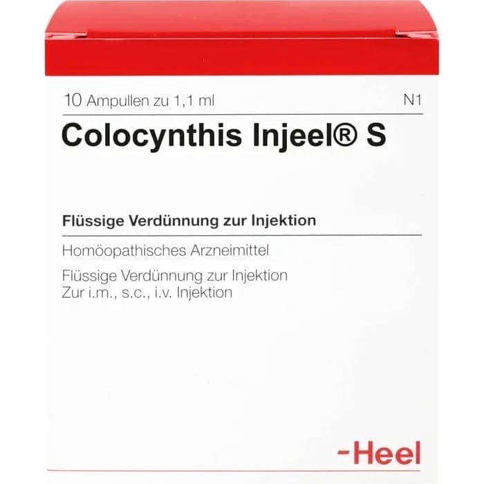 Colic, sciatic neuralgia, COLOCYNTHIS INJEEL S ampoules - UKDorf