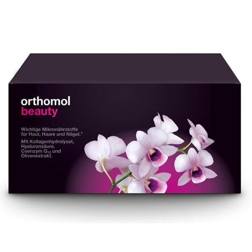 Collagen hydrolyzate, hyaluronic acid, coenzyme Q10, olive, ORTHOMOL beauty drinking ampoules - UKDorf