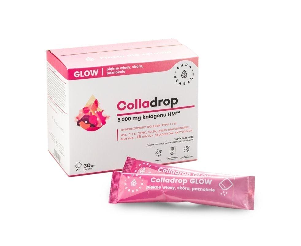 Collagen supplements, collagen powder, Colladrop Glow 5000 mg - UKDorf