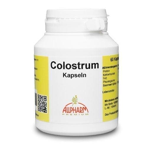 COLOSTRUM CAPSULES, amino acid complex, L-carnitine, L-ornithine, L-arginine, L-lysine - UKDorf